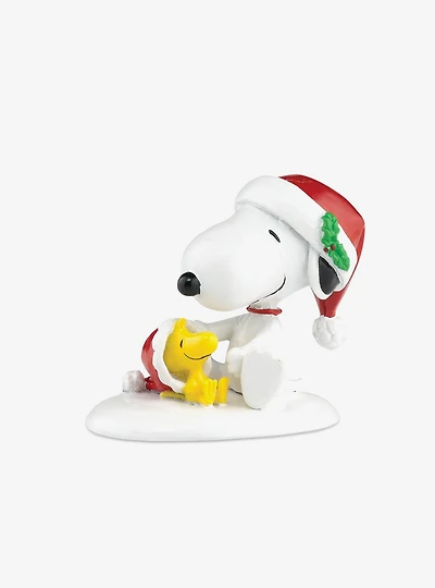 Department 56 Peanuts Village Happy Holiday's Snoopy & Woodstock Figurine