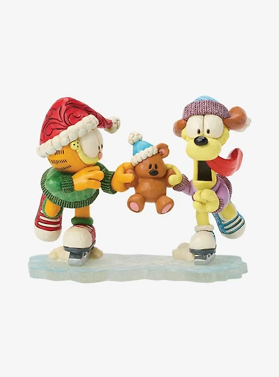 Jim Shore Garfield Garfield Odie Pooky Skating Figurine