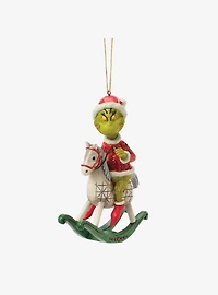 Jim Shore Grinch Grinch on Rocking Horse Hanging Ornament