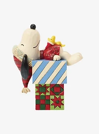 Jim Shore Peanuts Snoopy and Woodstock Gifts Figurine