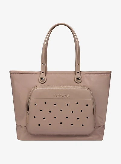 Crocs Large Tote With Pockets Brown