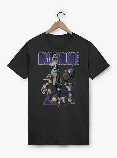 Naruto Shippuden Kakashi Ninja Hounds Dogs T-Shirt