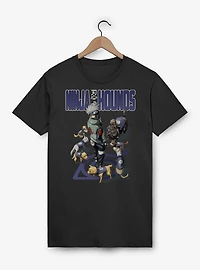 Naruto Shippuden Kakashi Ninja Hounds Dogs T-Shirt