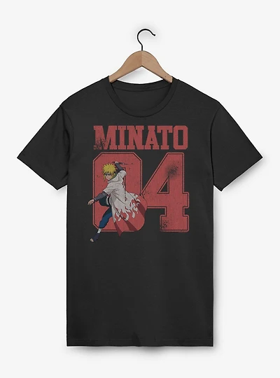 Naruto Shippuden Vintage Number Minato 4th Hokage T-Shirt