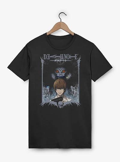 Death Note Light And Ryuk Logo T-Shirt