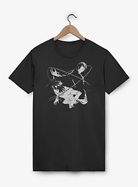 Death Note Light And L Chains T-Shirt