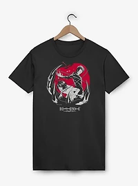 Death Note Light & L Chained Apple T-Shirt