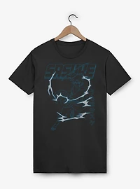 Naruto Shippuden Sasuke Lighting Line Art T-Shirt