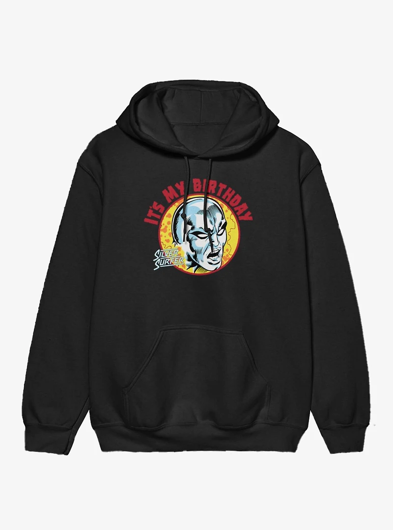 Marvel Comics Retro Silver Surfer It's My Birthday Hoodie