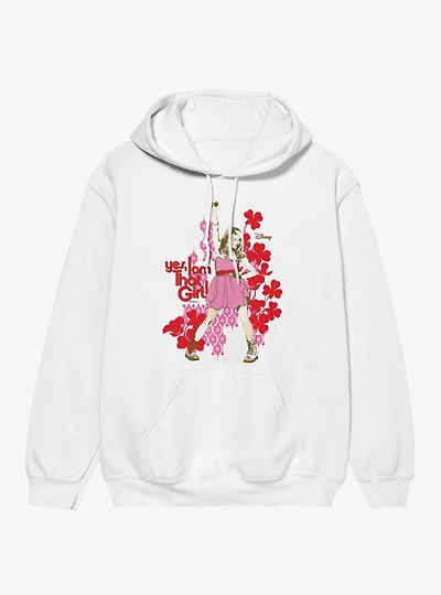 Disney Hannah Montana Yes I Am That Girl Rockstar Pose Hoodie