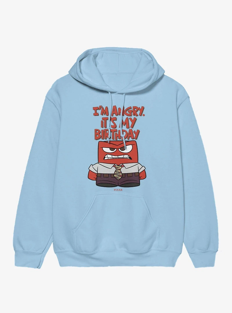 Disney Pixar Inside Out I'm Angry It's My Birthday Hoodie
