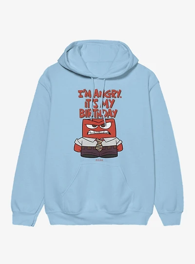 Disney Pixar Inside Out I'm Angry It's My Birthday Hoodie