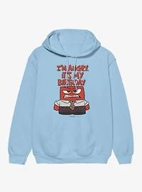 Disney Pixar Inside Out I'm Angry It's My Birthday Hoodie