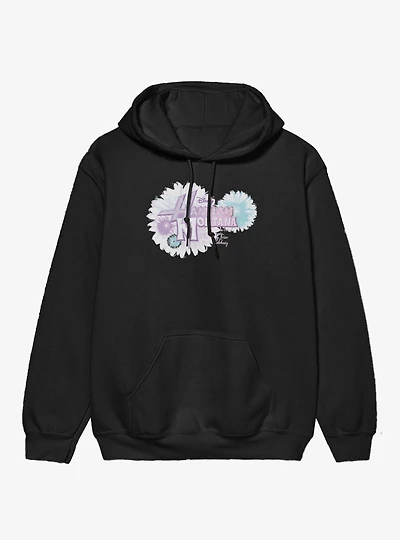 Disney Hannah Montana Big Flowers Logo Hoodie