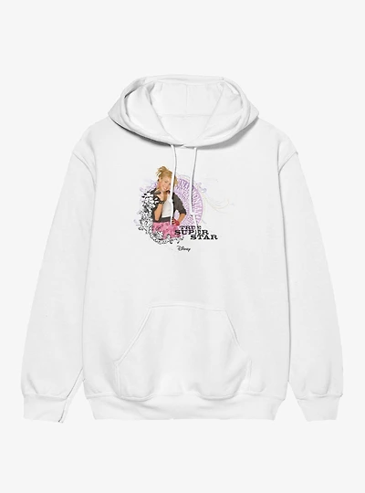 Disney Hannah Montana True Super Star Flower Swirls Hoodie