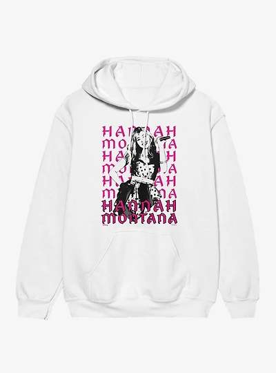 Disney Hannah Montana Silhouette Name Stack Hoodie