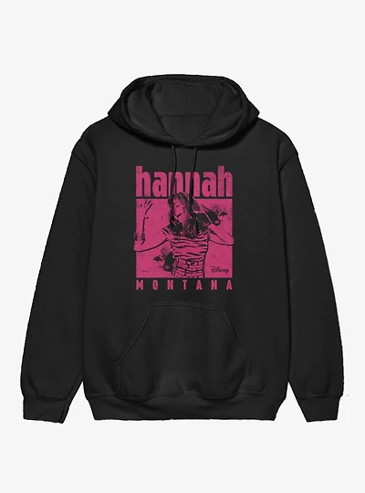 Disney Hannah Montana Singing Pink Square Hoodie