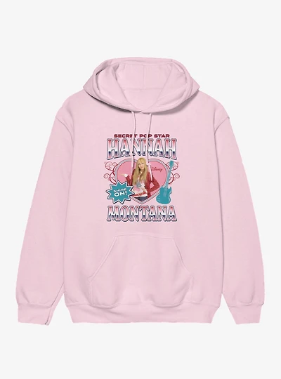 Disney Hannah Montana Secret Pop Heart Guitar Hoodie