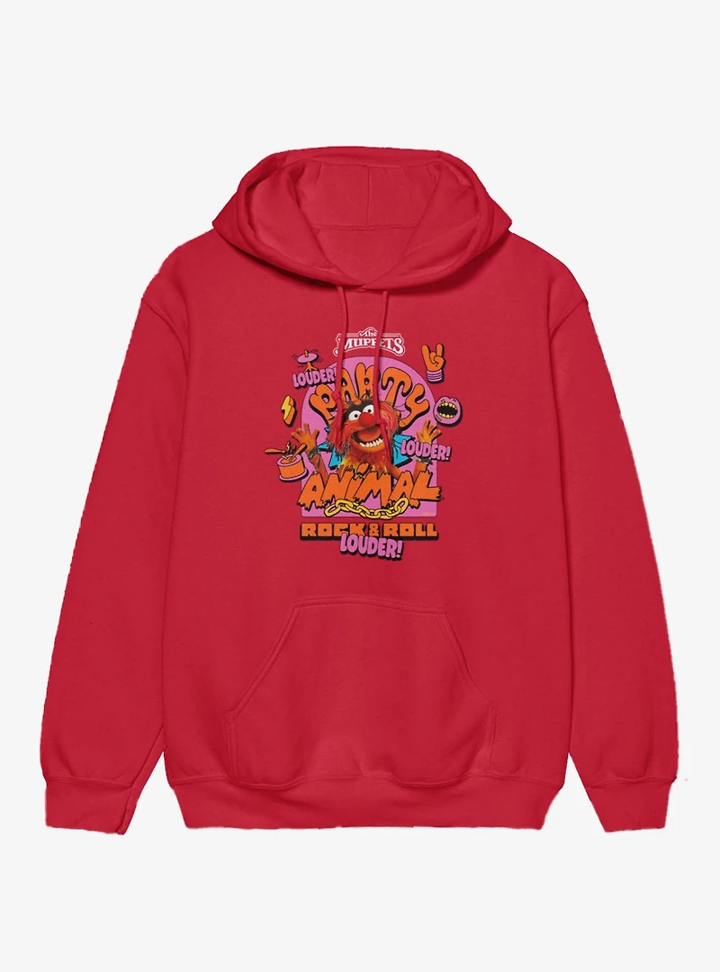 Disney The Muppets Rock & Roll Louder Party Animal Hoodie