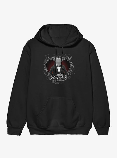 Disney The Muppets Heart Kermit A Suit Hoodie