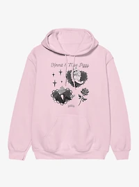 Disney The Muppets Kermit & Miss Piggy Thorn Chain Hearts Hoodie