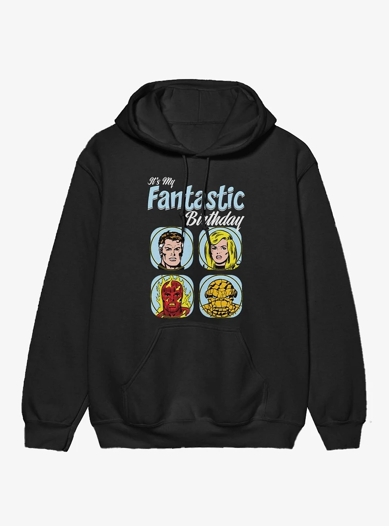 Marvel Comics Retro Fantastic Four It's My Birthday Hoodie
