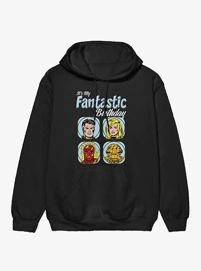 Marvel Comics Retro Fantastic Four It's My Birthday Hoodie
