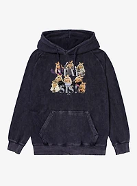 Disney The Muppets Slay Sis Miss Piggy Collage Vintage Mineral Washed Hoodie