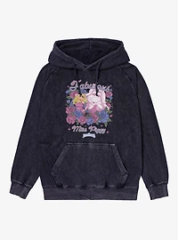 Disney The Muppets Fabulous Miss Piggy Flower Bouquet Vintage Mineral Washed Hoodie