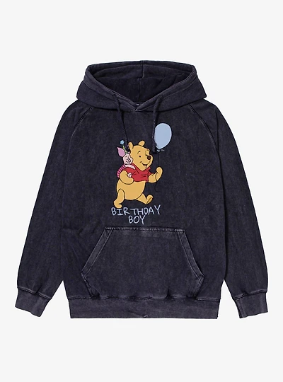 Disney Winnie The Pooh Piglet Birthday Boy Vintage Mineral Washed Hoodie
