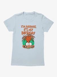 Disney Pixar Inside Out I'm Anxious It's My Birthday Womens T-Shirt