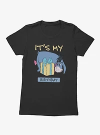 Disney Winnie The Pooh It's My Birthday Present Eeyore Womens T-Shirt