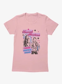 Disney Hannah Montana True Super Star Outlined With Swirls Womens T-Shirt