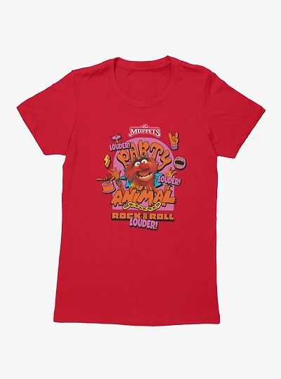 Disney The Muppets Rock & Roll Louder Party Animal Womens T-Shirt