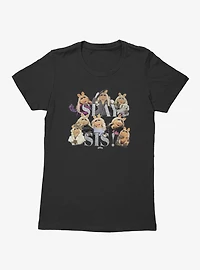 Disney The Muppets Slay Sis Miss Piggy Collage Womens T-Shirt