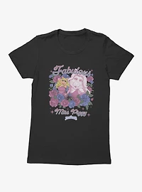 Disney The Muppets Fabulous Miss Piggy Flower Bouquet Womens T-Shirt