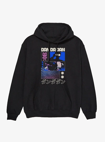 Dandadan Okarun Panels Silhouettes Hoodie