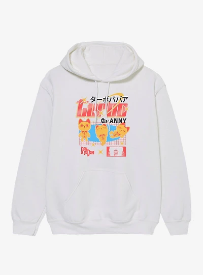 Dandadan Turbo Granny Cats Hoodie