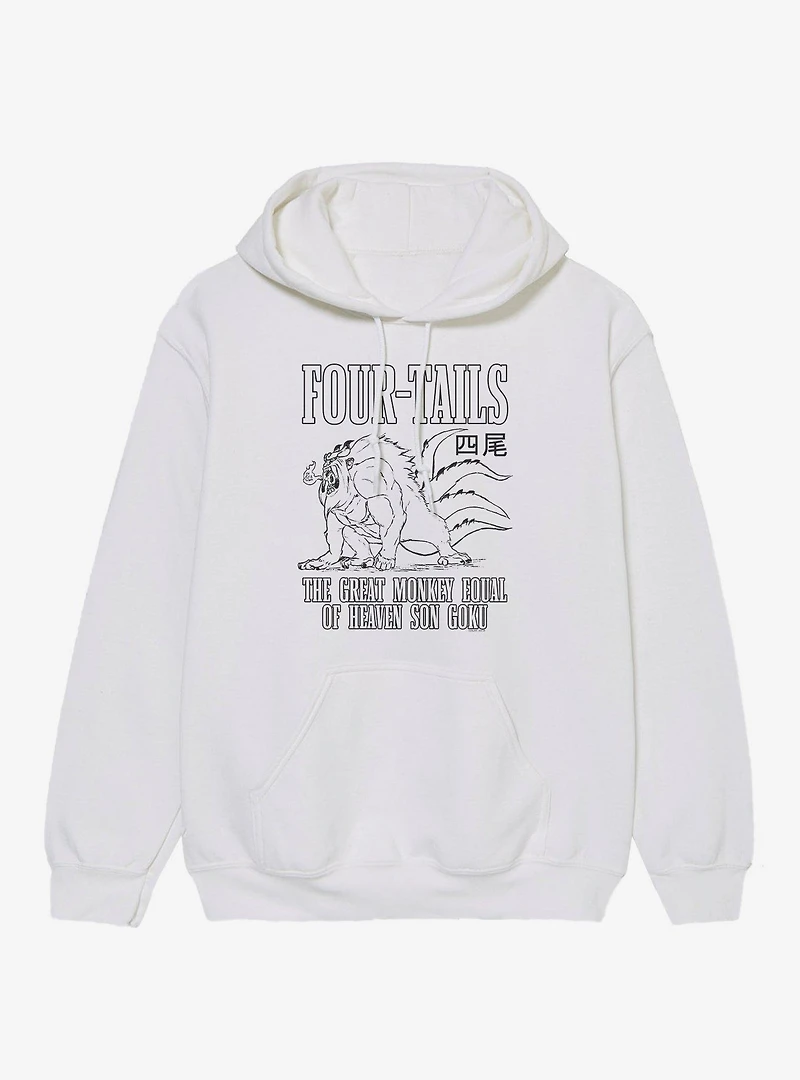 Naruto Shippuden Seiten Son Goku Four Tails Hoodie