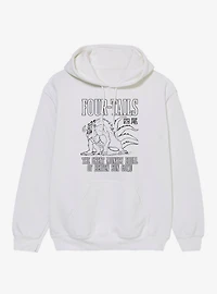 Naruto Shippuden Seiten Son Goku Four Tails Hoodie