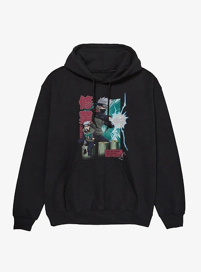 Naruto Shippuden Kakashi Teamwork Collage Hoodie