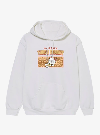 Dandadan Turbo Granny Lounging Cat Limited Color Hoodie