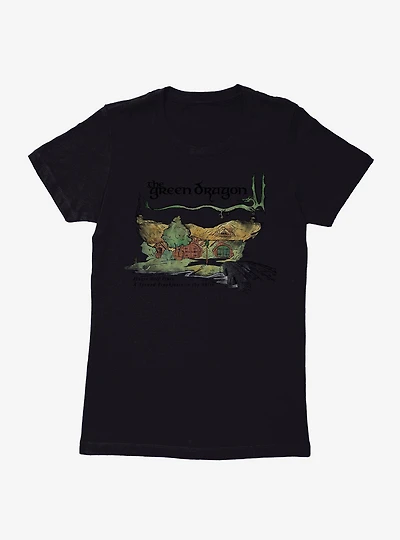 The Lord Of Rings Green Dragon Womens T-Shirt