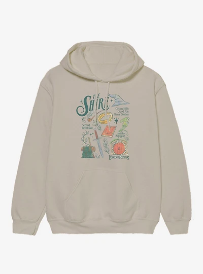 The Lord Of Rings Shire Icons Hoodie