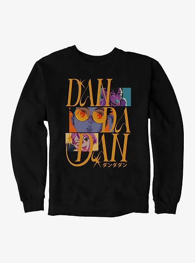 Dandadan Oversized Type Opening Sequence Trio Sweatshirt