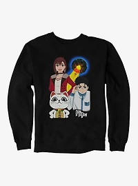 Dandadan Momo Okarun Turbo Granny Main Trio Sweatshirt