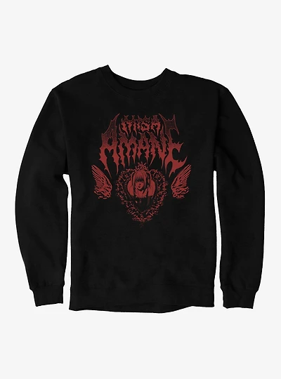 Death Note Misa Heavy Metal Font Sweatshirt