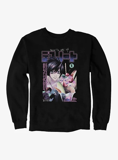 Death Note L Dessert How To Use It Sweatshirt