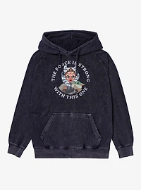Star Wars Force Is Strong Ahsoka Grogu Mineral Wash Hoodie