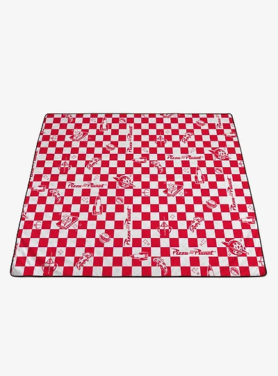 Disney Pixar Toy Story Red and White Pizza Planet Impresa Picnic Blanket